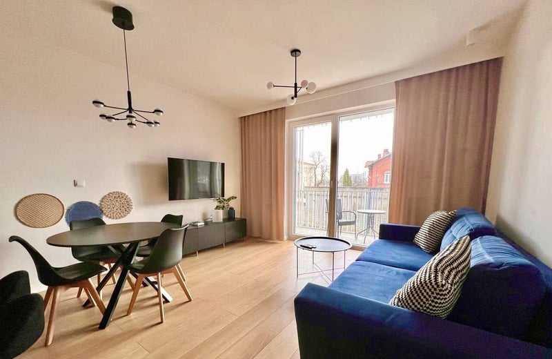 Долгосрочная аренда современной 3-комнатной квартиры, 65 м², район Воля, Варшава, Польша